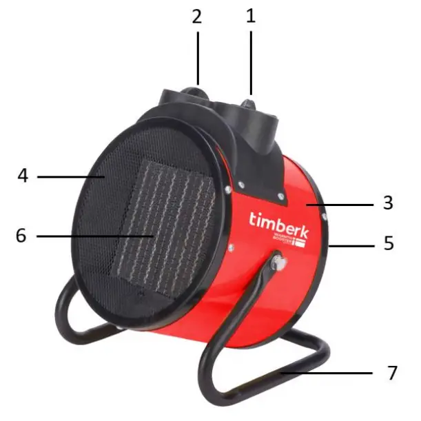 timberk T HG2 Q15M Electric Fan Heater - fig