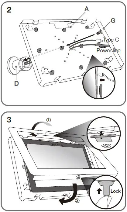 The Joy Factory-Elevate-II-On-Wall-Mount-Kiosk-for-Surface-Pro-4