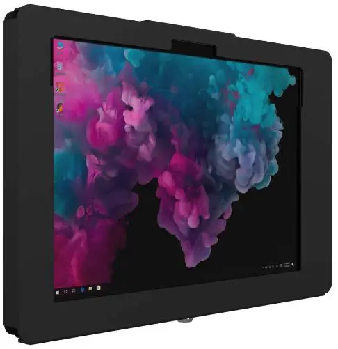 The Joy Factory-Elevate-II-On-Wall-Mount-Kiosk-for-Surface-Pro