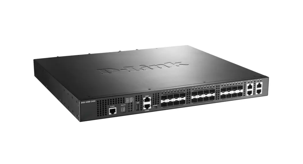 D-link Dxs-3400-24sc 24-port Layer 3 Stackable 10 Gigabit Fiber Managed Switch Installation Guide