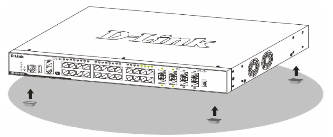 D-Link DXS-3400-24SC 24-Port Layer 3 Stackable 10 Gigabit Fiber Managed Switch - Installation