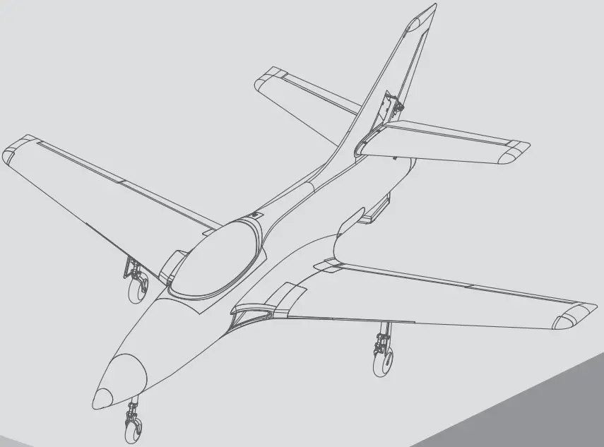 XFLY-MODEL Sirius 80mm 12 Blade EDF Sport Jet -