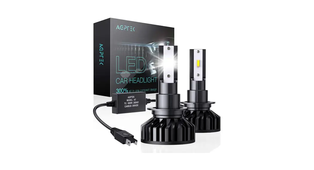 Agptek H7 Car Led Bulbs With Ip68 Water Resistant User Manual