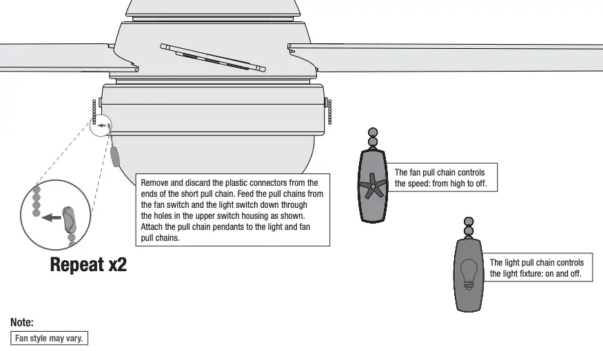Installing the Pull Chains