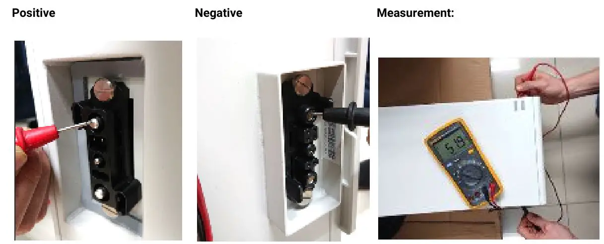 BYD HVS 5.1 B-Box Premium Battery Storage - Measurement of Individual Module Voltage