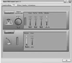 hama 00051620 USB Sound Card 7.1 Surround - Mixer