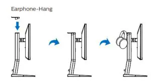 PHILIPS 27M1N5200P Gaming Monitor Quad HD Gaming-Earphone-Hang