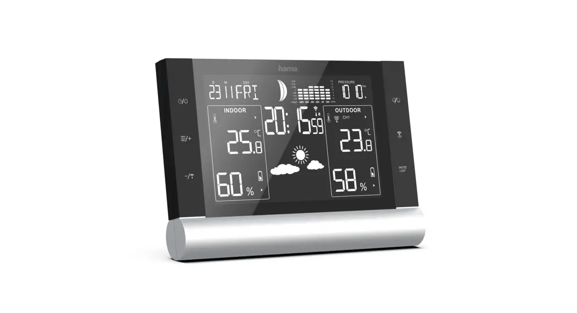 Hama 00186418 Black Line Plus Weather Station Instruction Manual Hama 00186418 Black Line Plus Weather Station Instruction Manual
