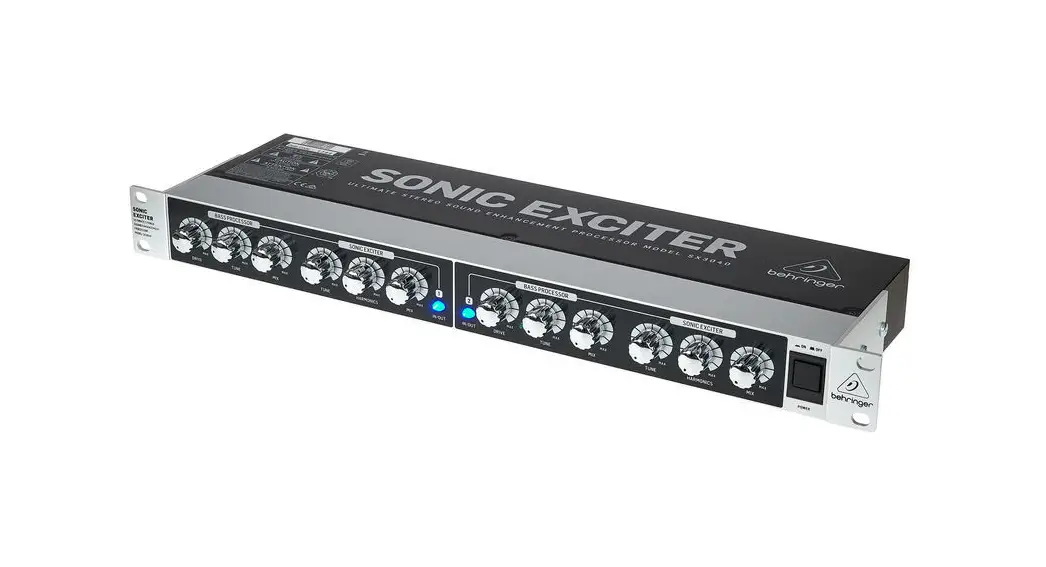 Behringer Sx3040 Sonic Exciter Ultimate Stereo Sound Enhancement Processor User Guide