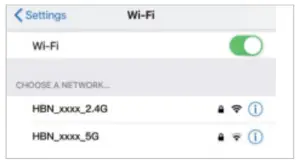 HBN 152T Smart Plug Mini 15A WiFi and Bluetooth Smart Outle - wi fi setting