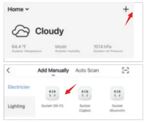 HBN 152T Smart Plug Mini 15A WiFi and Bluetooth Smart Outle - wi fi socket