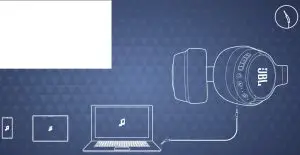 JBL TUNE 750BTNC Bluetooth Wireless Around- Wired