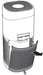 Clean the surface of filter