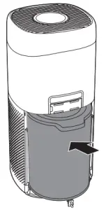 Clean the surface of filter