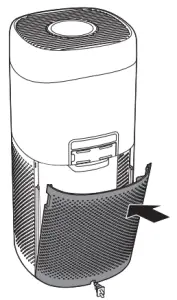 Clean the surface of filter