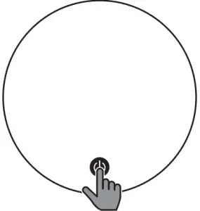 Switch on the appliance