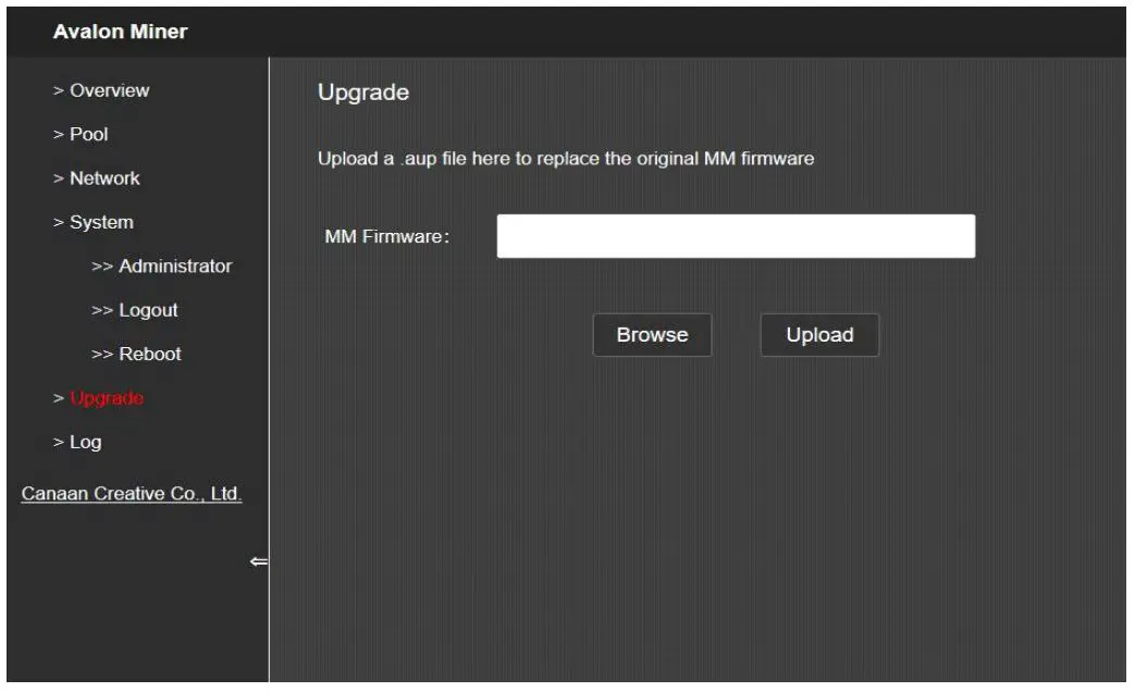 MicroBT Avalon Miner 1047 Bitcoin Btc Miners - Firmware Update