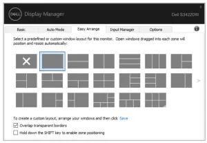 DELL S3422DW 34 Inch Ultrawide WQHD Curved Monitor- Easy Arrange1