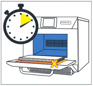 Merrychef eikon e4s Daily oven cleaning - Cool down the oven Wear PPE 5