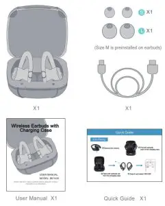 Shenzhen Kinlan Technology BE1030 Wireless--PACKING LIST