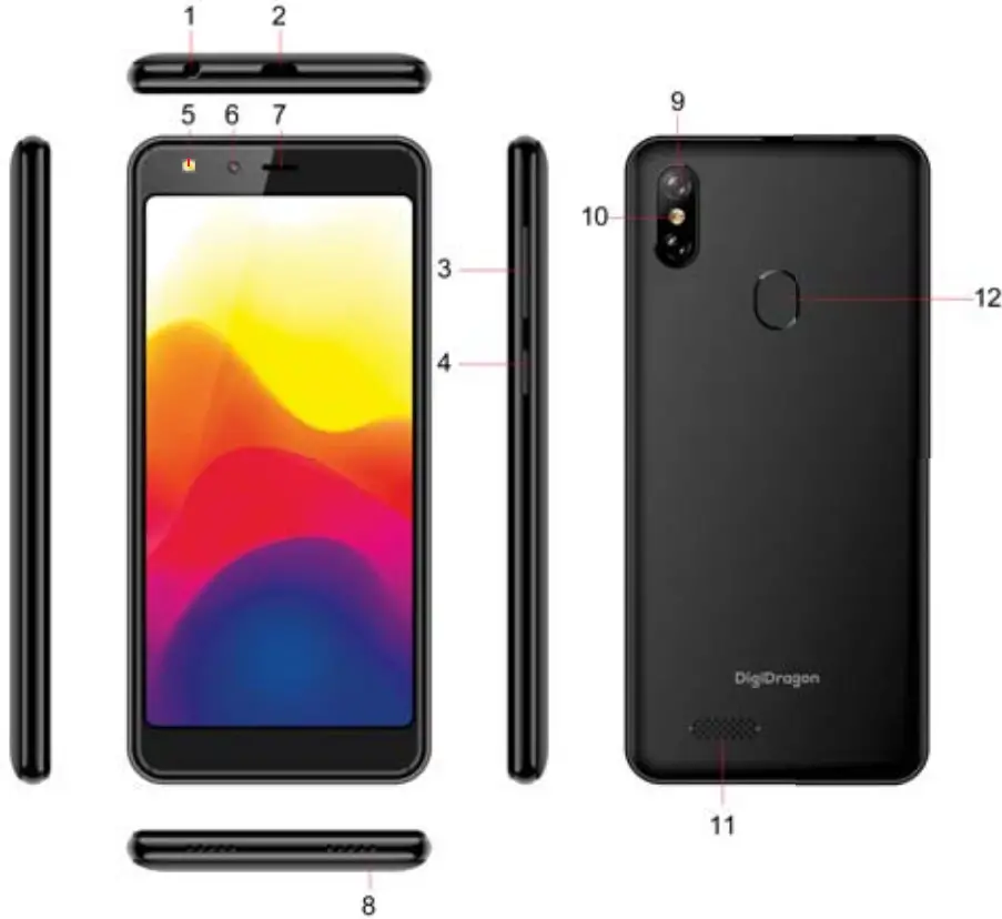 DigiDragon DS502 3G Smartphone - FIG1