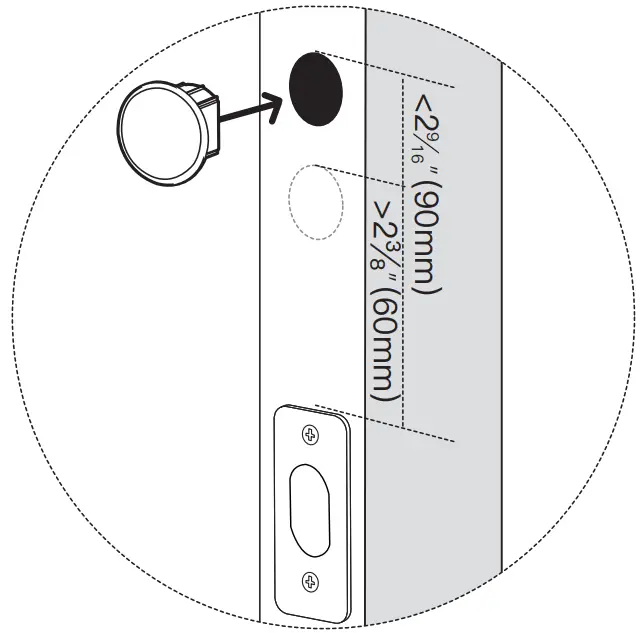 Revolo WFP01 WiFi Smart Lock - Doorsensor
