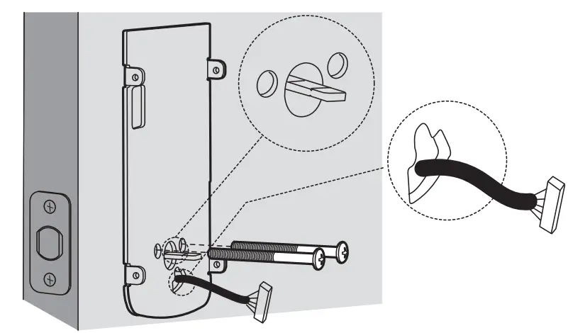 Revolo WFP01 WiFi Smart Lock - MOUNTING PLATE