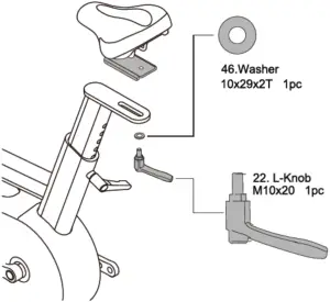 IN 9360 Indoor Bike ASSEMBLY STEP 6