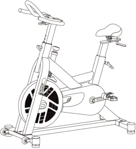 IN 9360 Indoor Bike inSPORTline Airin