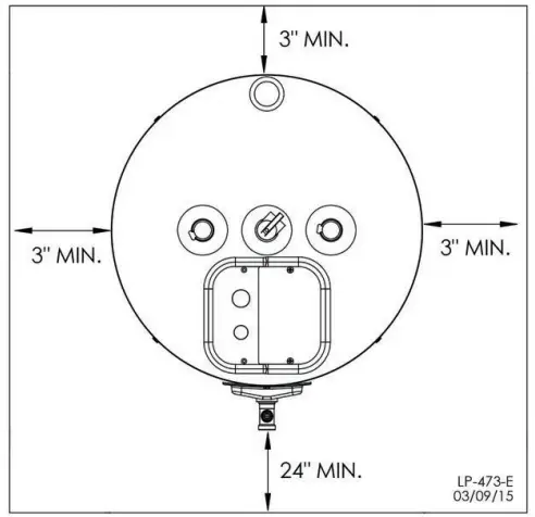 HTP lP 565 Everlast Light Duty Commercial Electric Water Heaters - Figure 1