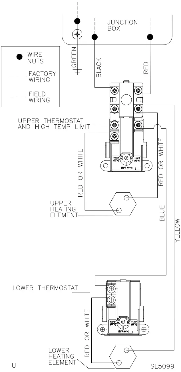 HTP lP 565 Everlast Light Duty Commercial Electric Water Heaters - Figure 5