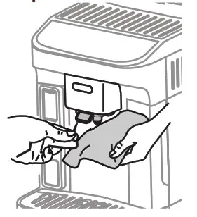 DeLonghi ECAM29X.6Y Cappuccino Machine -CLEANING 5