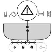 DeLonghi ECAM29X.6Y Cappuccino Machine- INDICATOR LIGHTS 6