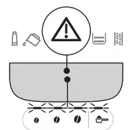 DeLonghi ECAM29X.6Y Cappuccino Machine- INDICATOR LIGHTS 8