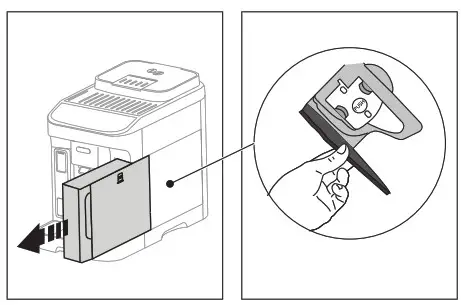 DeLonghi ECAM29X.6Y Cappuccino Machine - LEANING THE INFUSER 1