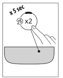 DeLonghi ECAM29X.6Y Cappuccino Machine- button again