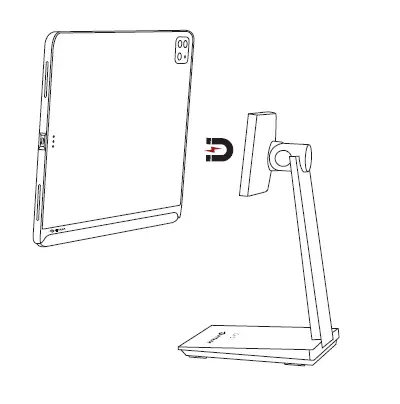 PITAKA MSP01-01 MagEZ Case Wireless Charging Stand-6