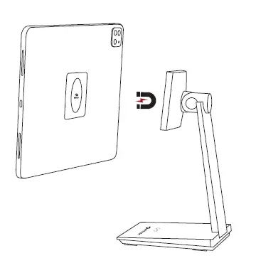 PITAKA MSP01-01 MagEZ Case Wireless Charging Stand-7