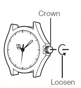 a close up of a clock