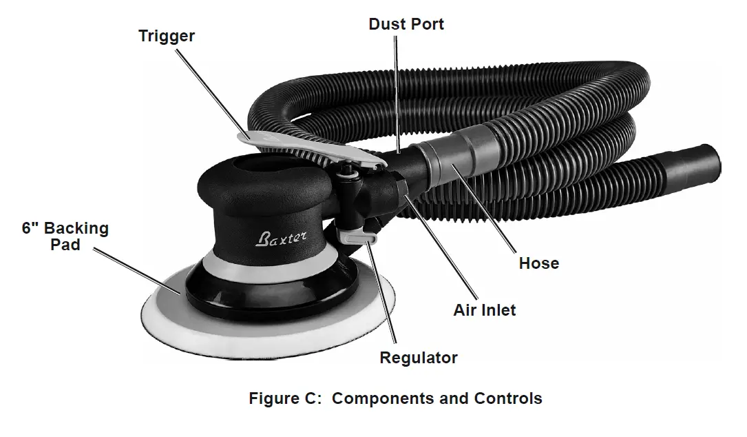HARBOR FREIGHT 57899 6 Inch Self Vacuuming Random Orbital Sander-4