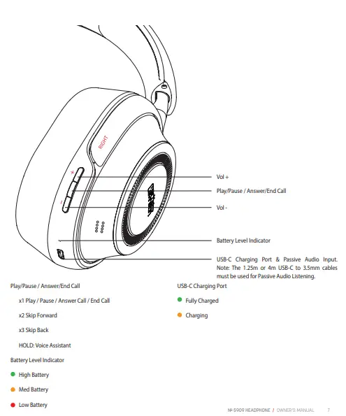 Mark Levinson No5909 Premium Wireless Headphone with ANC fig5