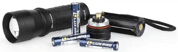 LUXPRO LP1033V2 High-Output Focusing Handheld Flashlight 3