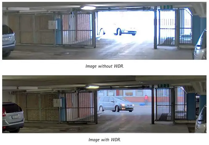 AXIS P14 Network Camera Series - Wide dynamic range