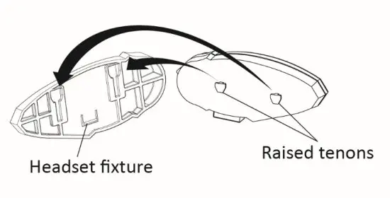 BIKECOMM BK S2 Bluetooth Headset - fixture installation 1