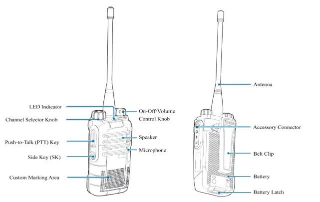 Hytera BD61X Digital Portable Radio