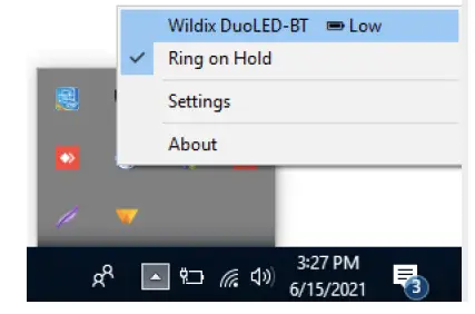 Wildix DUOLED-BT Wireless Headset-fig3