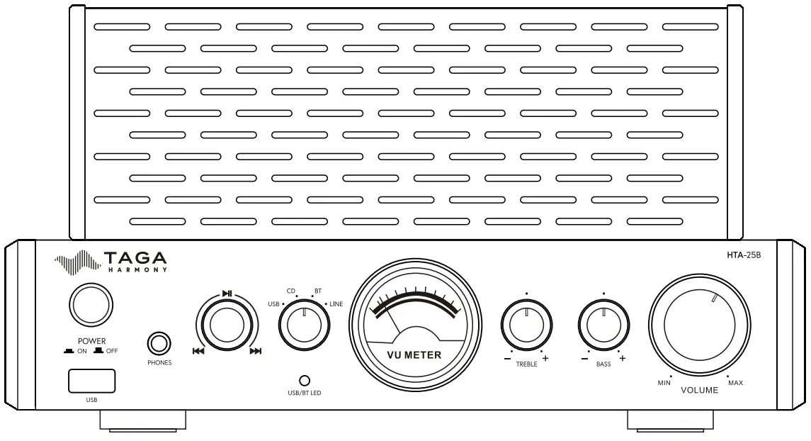 TAGA HARMONY HTA 25B Hybrid Integrated Amplifier-