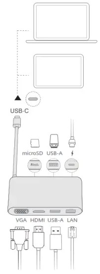 HUAWEI MateBook E Laptop - MateDock 1