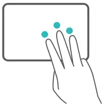 HUAWEI MateBook E Laptop - three fingers