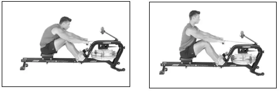 HAMMER 4542 Water Stream II Rower-11
